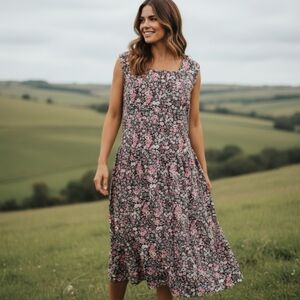 Chandni Vintage Floral Prairie Dress - Size 1X